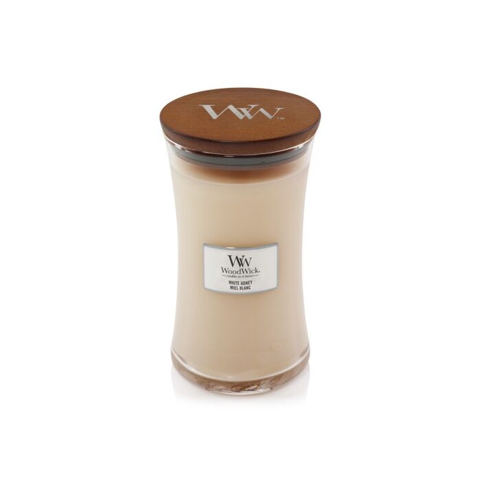 Woodwick Large Jar - White Honey